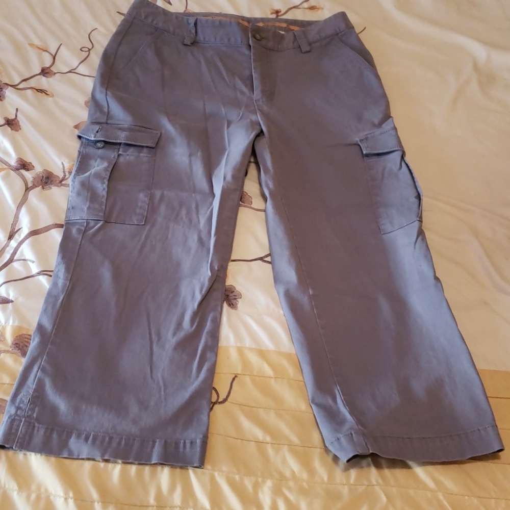 Gray Capri Pants